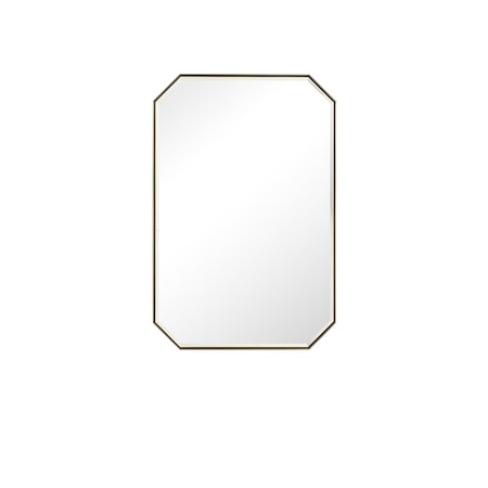 James Martin Vanities Rohe 24in Mirror, Champagne Brass 715-MO24-CB